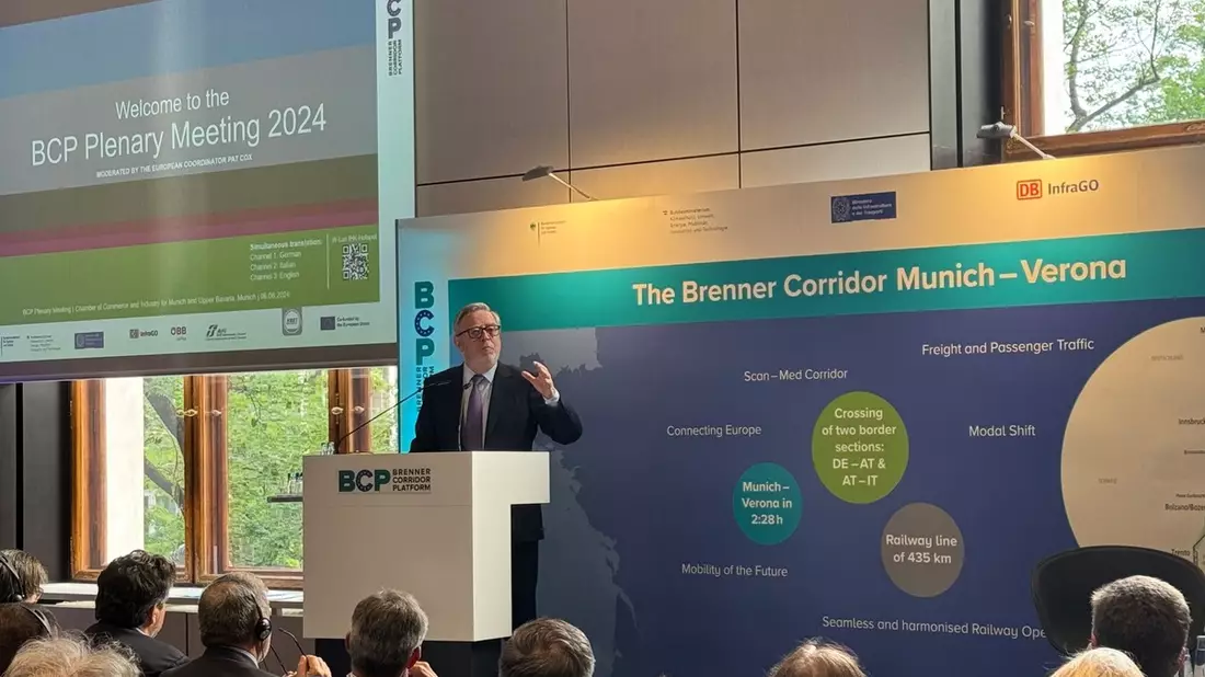 Der Brenner Korridor München-Verona: Die Zukunft liegt auf der Schiene - Bild: presseportal.de