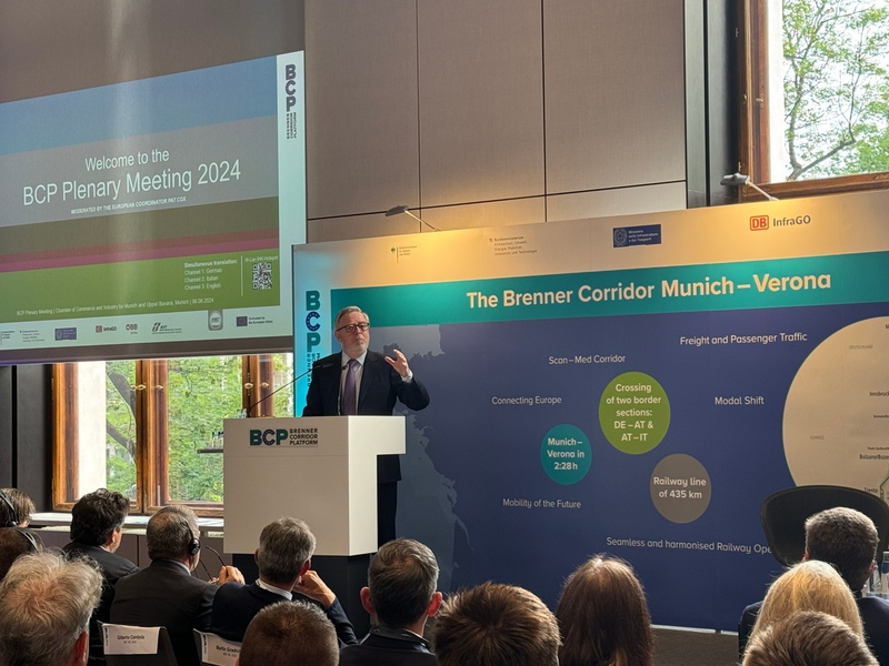 Der Brenner Korridor München-Verona: Die Zukunft liegt auf der Schiene - Foto: presseportal.de