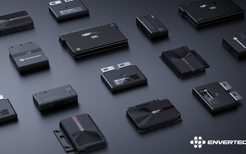 Envertech zeigt auf der Intersolar 2024 neue Mikrowechselrichter / Neues schwarzes Design, Bluetooth-Unterstützung und je nach Modell 2 oder 4 MPPT-Kanäle - Foto: presseportal.de