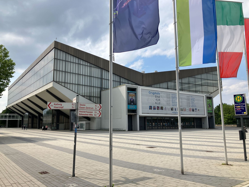 In der Essener Grugahalle wollte die AfD ihren Bundesparteitag abhalten. - Foto: Helge Toben/dpa