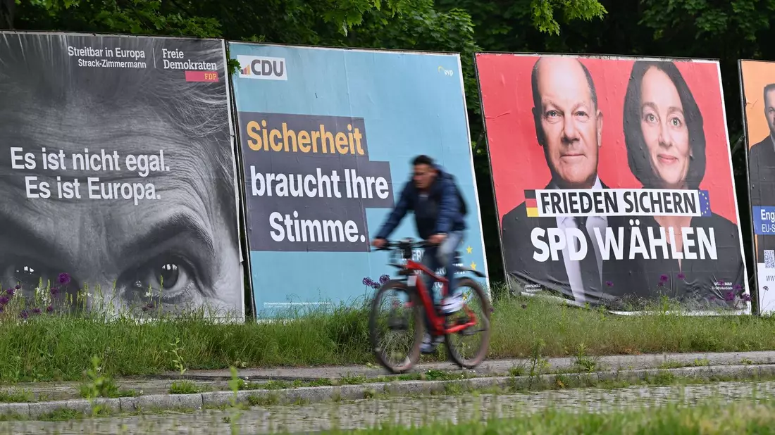 Heute schließen die Union, Grüne und Linke ihren Europawahlkampf ab. - Bild: Arne Dedert/dpa