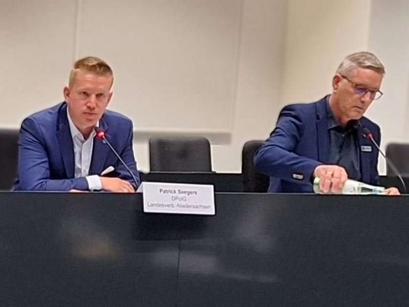 DPolG Niedersachsen: Gewalt gegen Einsatzkräfte / Anhörung im Innenausschuss des Landtages Niedersachsen - Foto: presseportal.de