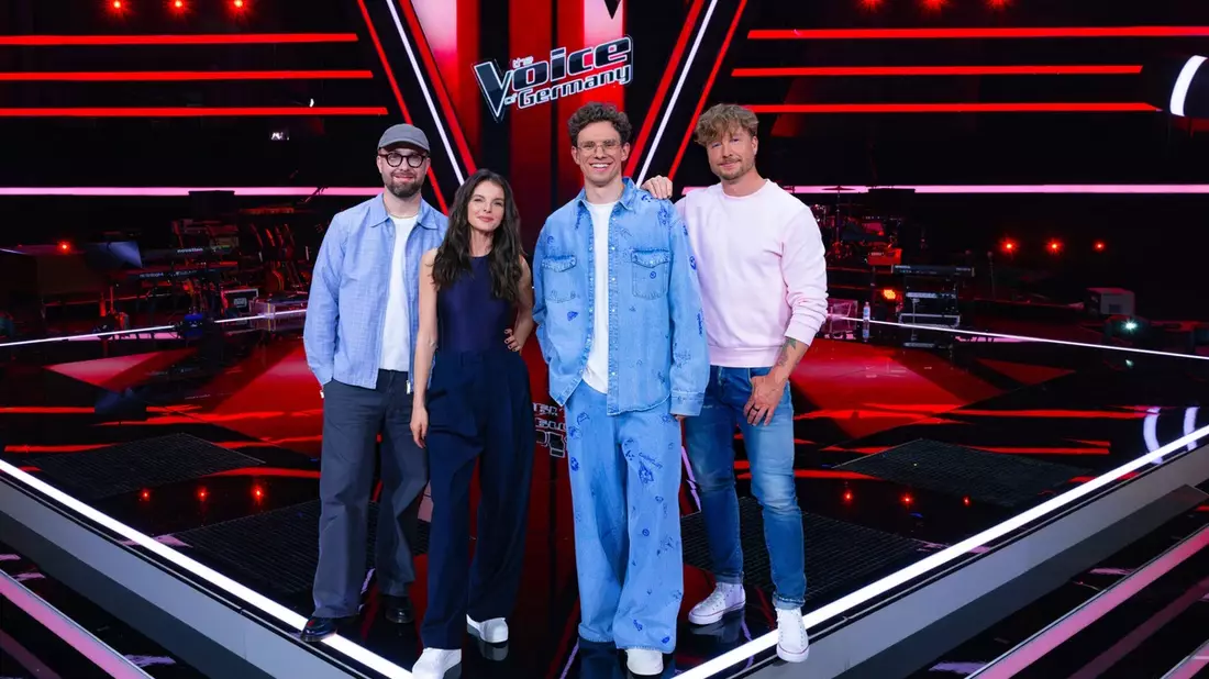 Mark Forster Yvonne Catterfeld Tim Kamrad Samu Haber The Voice of Germany - Bild: ProSieben/SAT.1/Claudius Pflug, presseportal.de