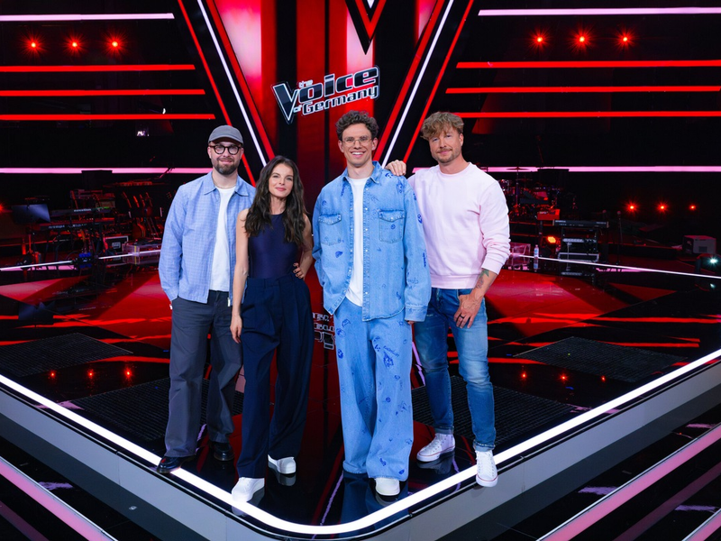 Mark Forster Yvonne Catterfeld Tim Kamrad Samu Haber The Voice of Germany - Foto: ProSieben/SAT.1/Claudius Pflug, presseportal.de