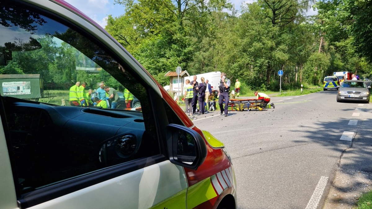 FW Bocholt: Verkehrsunfall mit drei verletzten Personen - Foto: presseportal.de
