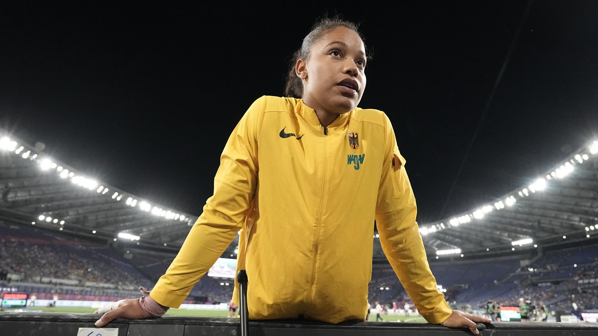 Holte die erste deutsche Medaille bei der Leichtathletik WM in Rom: Kugelstoßerin Yemisi Ogunleye. - Foto: Michael Kappeler/dpa