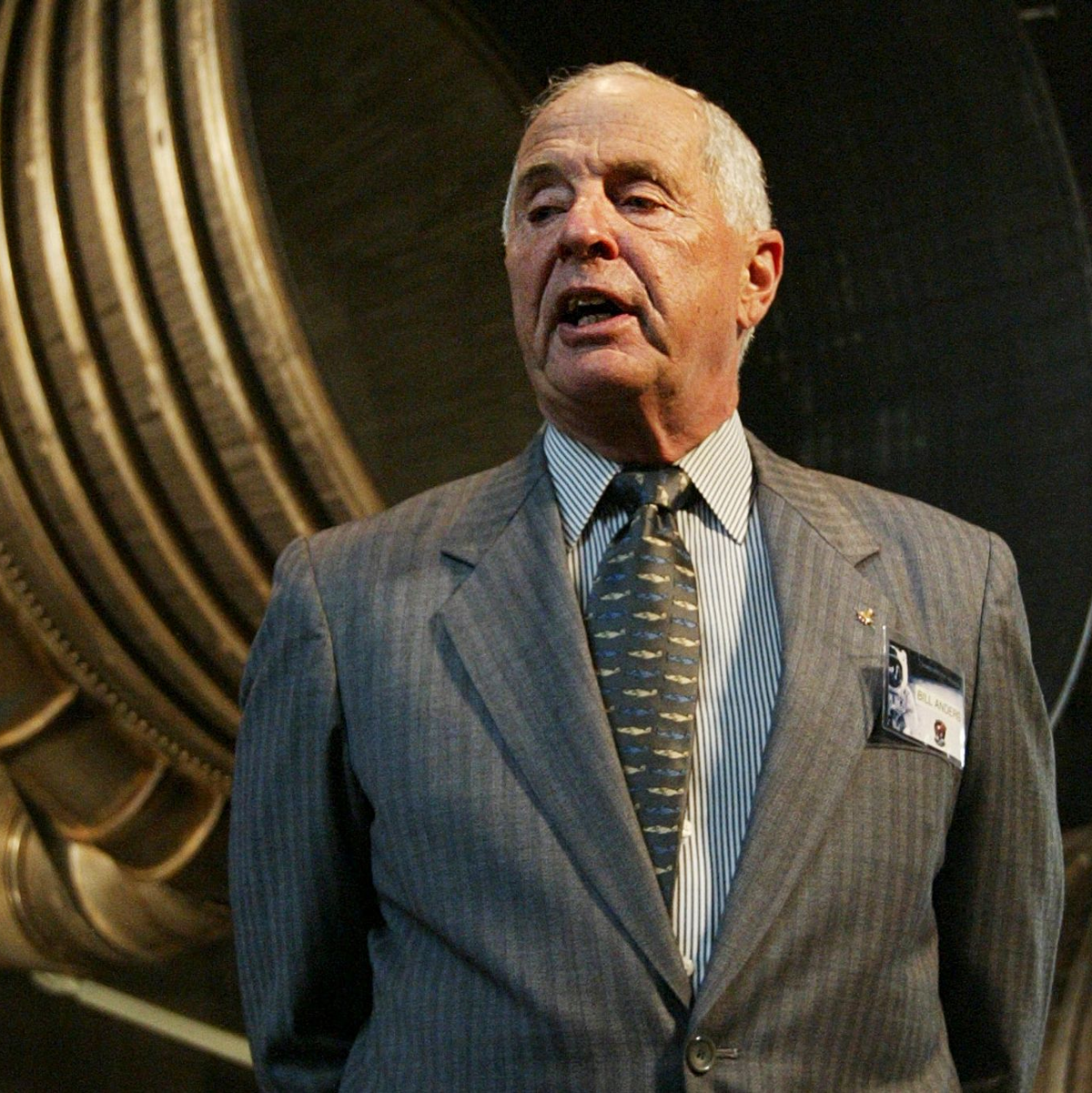 Der Asronaut William Anders 2004 in Washington. - Foto: Manuel Balce Ceneta/AP/dpa