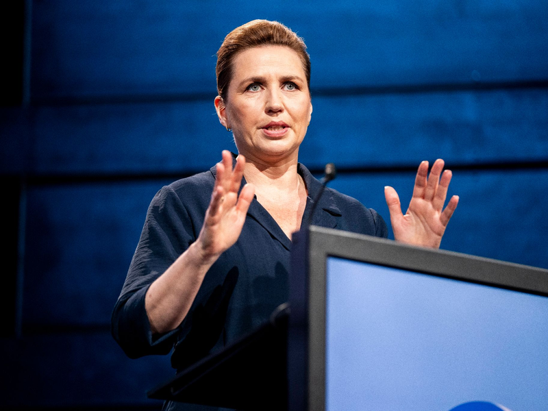 Dänemarks Regierungschefin Mette Frederiksen äußerte sich zum Angriff auf sie. - Foto: Ida Marie Odgaard/Ritzau Scanpix Foto/AP/dpa