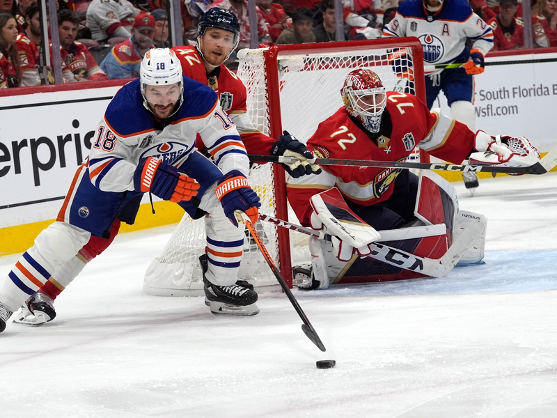 Die Edmonton Oilers unterlagen bei den Florida Panthers mit 0:3. - Foto: Wilfredo Lee/The Canadian Press via AP/dpa