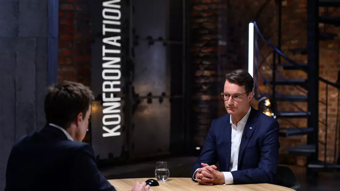 Hendrik Wüst bei Markus Feldenkirchen in der ARD: K-Frage weiter offen - Bild: presseportal.de