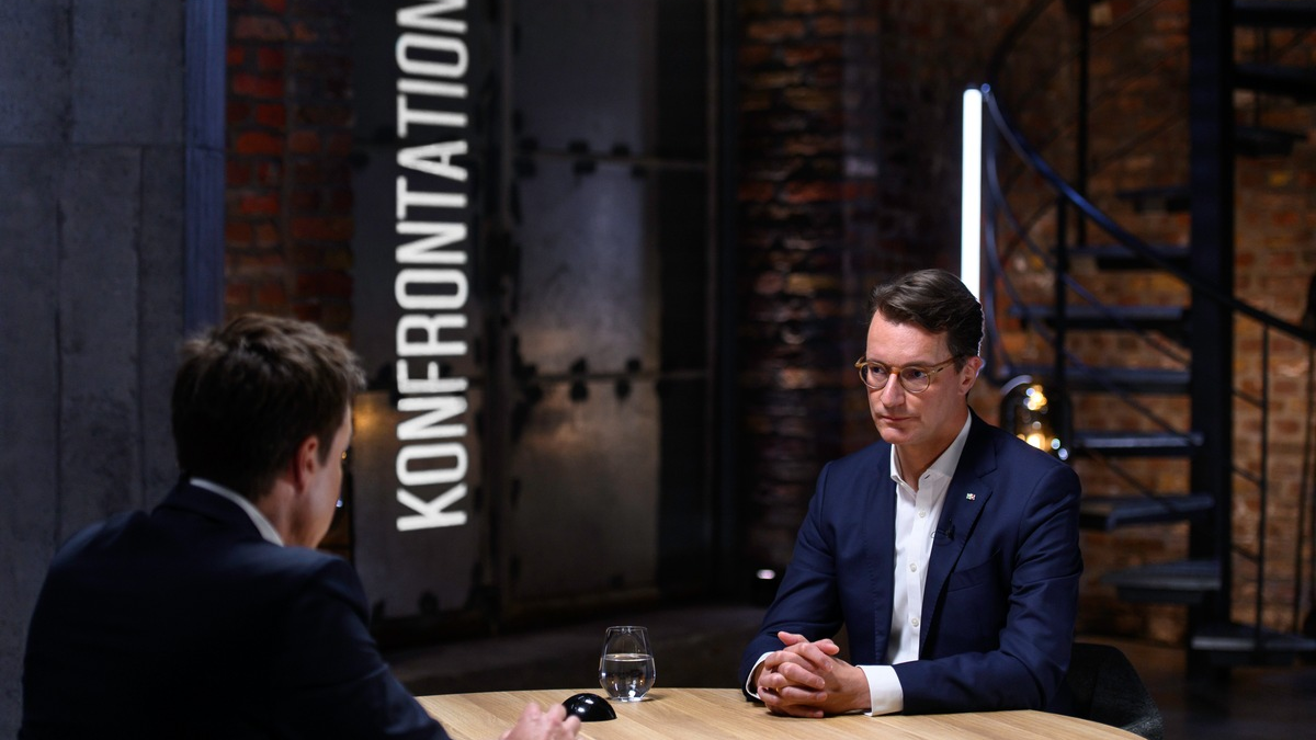 Hendrik Wüst bei Markus Feldenkirchen in der ARD: K-Frage weiter offen - Foto: presseportal.de