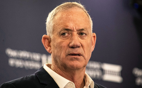 Benny Gantz war bislang Minister im israelischen Kriegskabinett. - Foto: Ilia Yefimovich/dpa