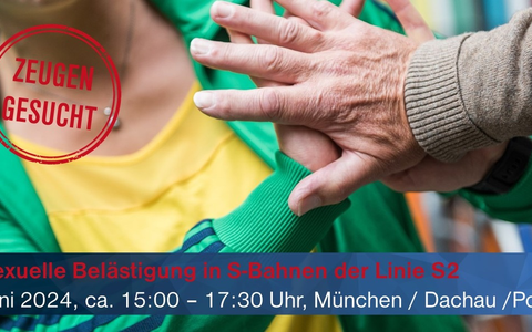 Bundespolizeidirektion München: Bundespolizei sucht Geschädigte von sexueller Belästigung - Foto: presseportal.de