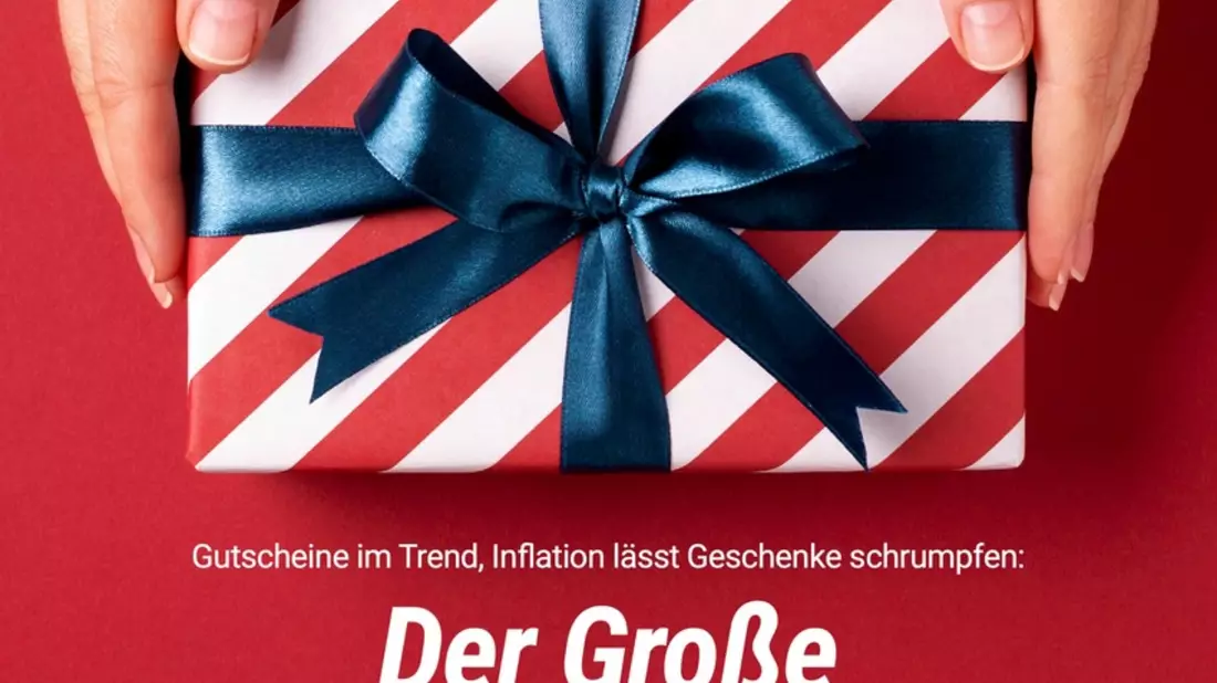 Gutscheine im Trend, Inflation lässt Geschenke schrumpfen: Der Große WUNSCHGUTSCHEIN Geschenkereport 2024 ist da - Bild: presseportal.de