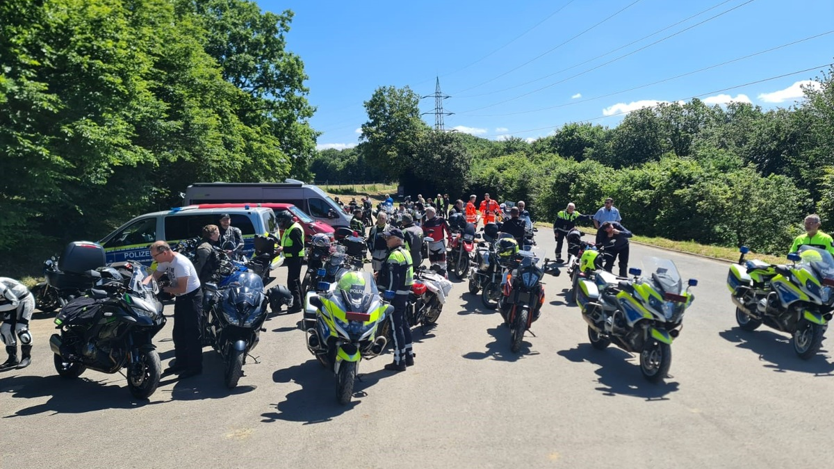 POL-DN: PoliTour Eifel 2024 - Die Biker-Ausfahrt mit der Polizei Düren - Foto: presseportal.de