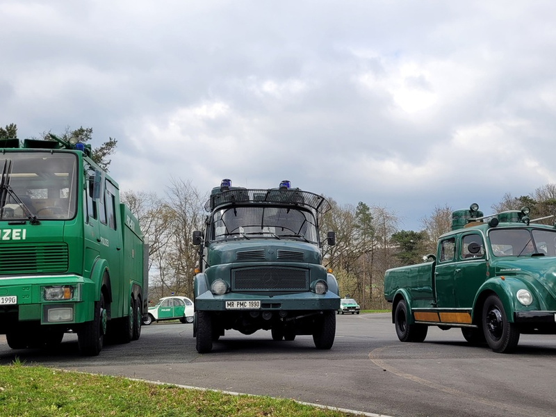 POL-MR: Blaulichtreffen im Polizeioldtimer Museum Zum Öffnungstag am 16. Juni begrüßen die Marburger viele Feuerwehroldies - Foto: presseportal.de