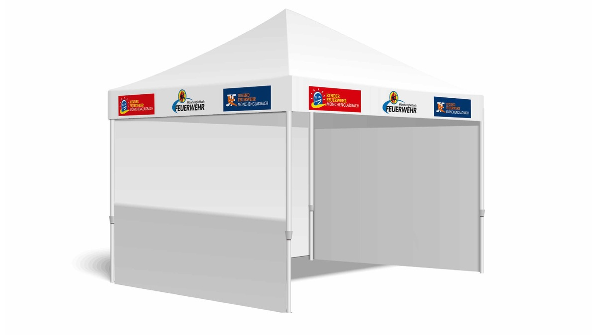 FW-MG: Diebstahl eines Faltpavillons der Kinder- und Jugendfeuerwehr Mönchengladbach beim Wettbewerb 