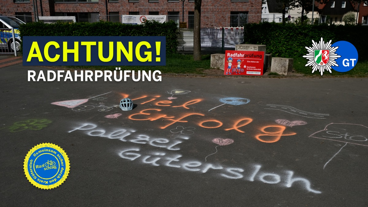 POL-GT: Radfahrprüfung an der Grundschule Nordhorn - Foto: presseportal.de
