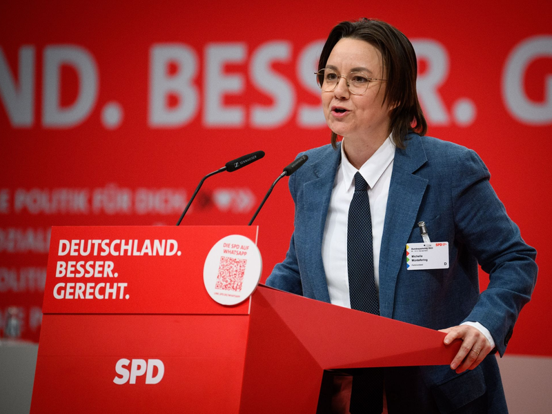 Will bis zum Ende der Legislaturperiode ihre Arbeit im Bundestag fortsetzen: Michelle Müntefering. - Foto: Bernd von Jutrczenka/dpa