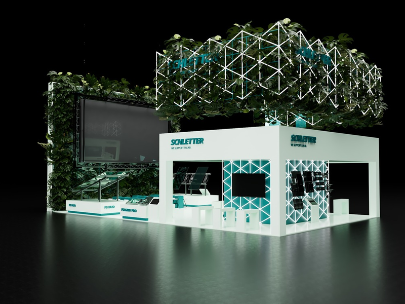 Intersolar 2024: Schletter Group präsentiert sich mit nachhaltigem Messestand - Foto: presseportal.de