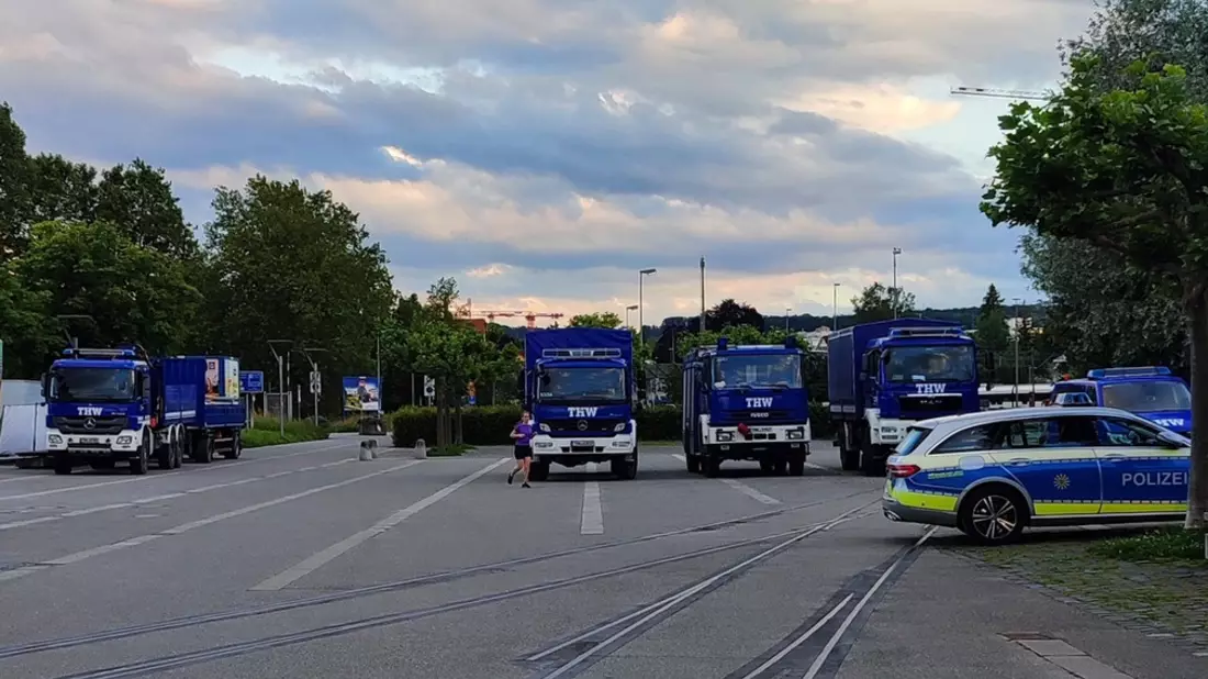 FW Konstanz: Hochwassereinsatz Konstanz - Bild: presseportal.de