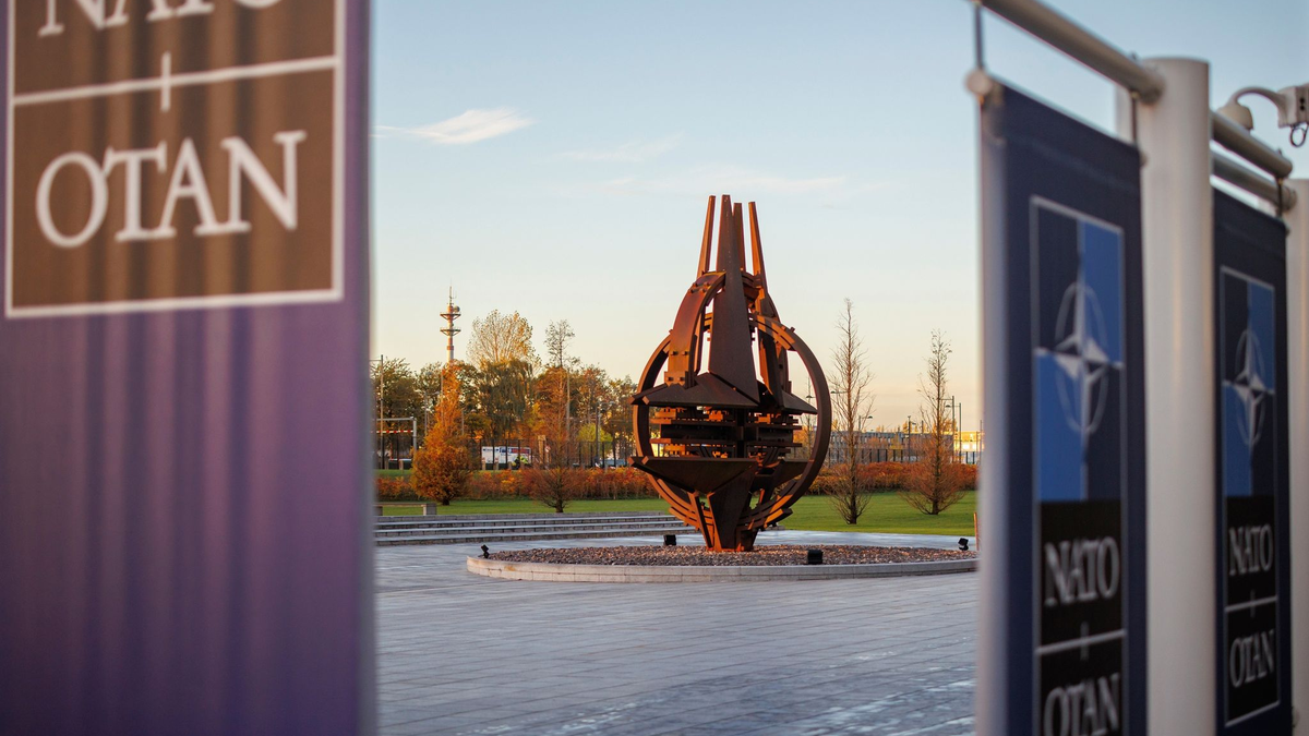 Das Nato-Hauptquartier in Brüssel. - Foto: Olivier Matthys/AP/dpa