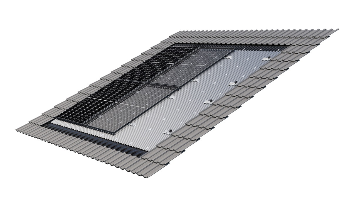 S:FLEX präsentiert neues Indachsystem INmount auf der The smarter E Europe 2024 - Foto: presseportal.de