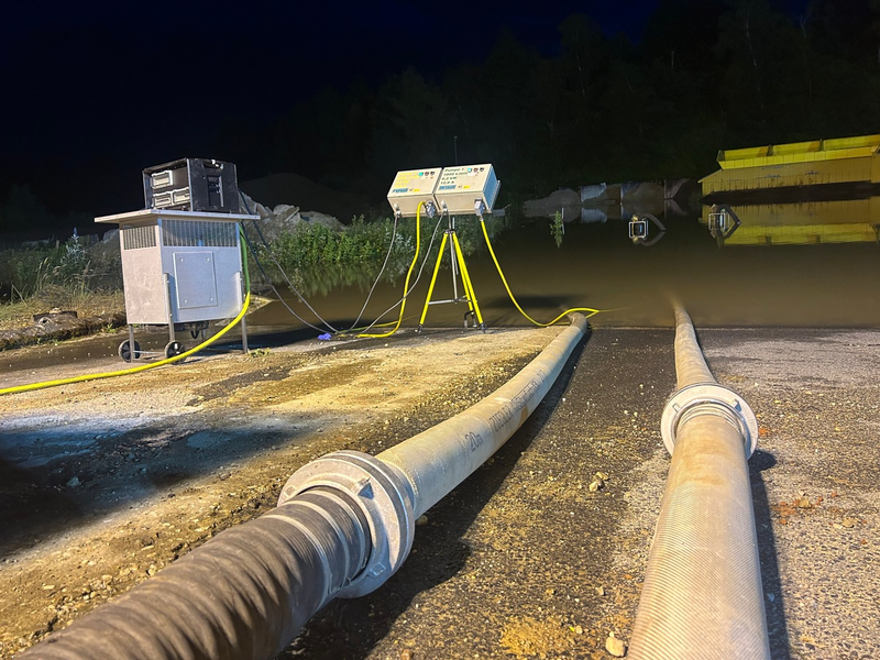 FW-MG: Gefahrenabwehr durch Feuerwehr und THW - Foto: presseportal.de