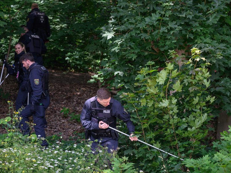 Auf der Suche nach dem ukrainischen Mädchen waren mehr als 400 Polizisten im Einsatz. - Foto: Robert Michael/dpa
