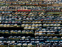 Deutsche Autohersteller verzeichnen im ersten Quartal 2024 einen Umsatzeinbruch von 1,7 Prozent. Nichtsdestotrotz bleibt dies der zweithöchste Wert in diesem Zeitraum seitdem die Studie erstellt wird. - Foto: Sina Schuldt/dpa