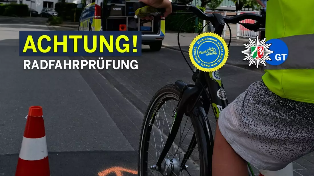 POL-GT: Radfahrprüfung an der Pius-Bonifatius-Grundschule - Bild: presseportal.de