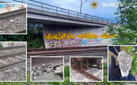 Bundespolizeidirektion MĂŒnchen: Schottersteine und GeĂ€st auf den Schienen GefĂ€hrlicher Eingriff in den Bahnverkehr bei Allach - Bundespolizei sucht Zeugen - Foto: presseportal.de Bundespolizeidirektion MĂŒnchen: Schottersteine und GeĂ€st auf den Schienen GefĂ€hrlicher Eingriff in den Bahnverkehr bei Allach - Bundespolizei sucht Zeugen - Foto: presseportal.de