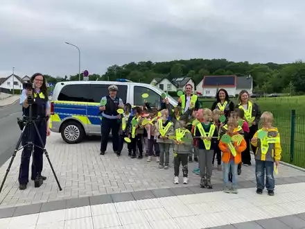 POL-EN: Ennepetal: Verkehrssicherheitstag in der AWO Kita Büttenberg in Ennepetal - Foto: presseportal.de