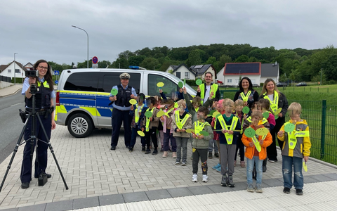 POL-EN: Ennepetal: Verkehrssicherheitstag in der AWO Kita Büttenberg in Ennepetal - Foto: presseportal.de