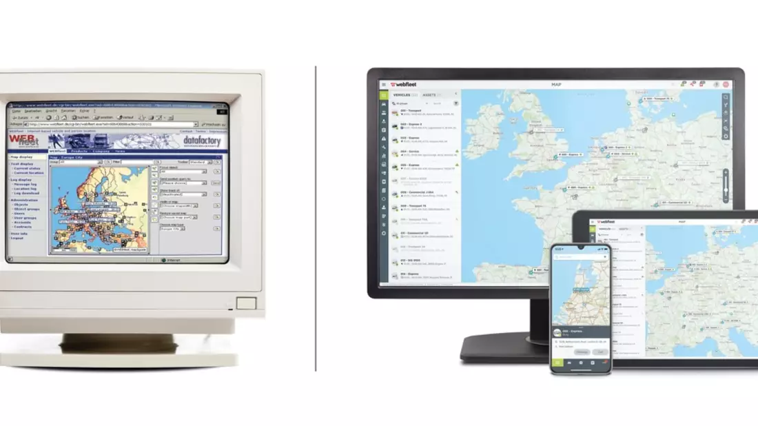 Webfleet wird 25 Jahre - Telematik revolutioniert die Transportbranche - Bild: presseportal.de