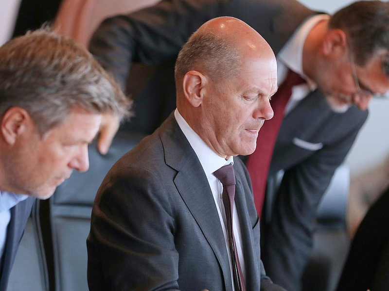 Habeck, Scholz, Schmidt am 12.06.2024 - Foto: über dts Nachrichtenagentur