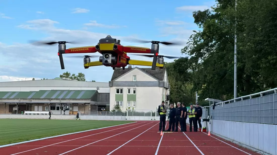 Feuerwehr MTK: Drohnenverbund der MTK-Feuerwehren startet mit gemeinsamer Übung - Bild: presseportal.de