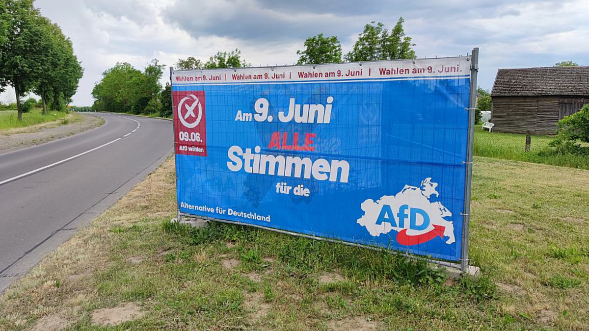 AfD-Wahlplakat in Mecklenburg-Vorpommern (Archiv) - Foto: über dts Nachrichtenagentur