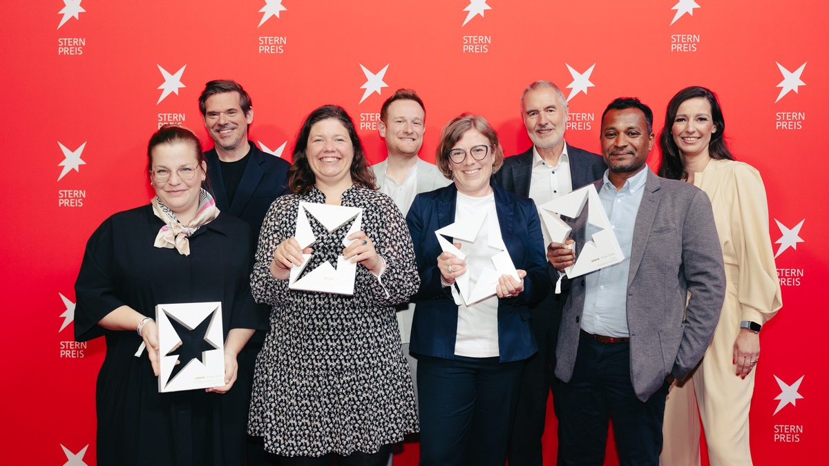 STERN-Preis 2024: Preisträger:innen in fünf Kategorien ausgezeichnet - Foto: presseportal.de