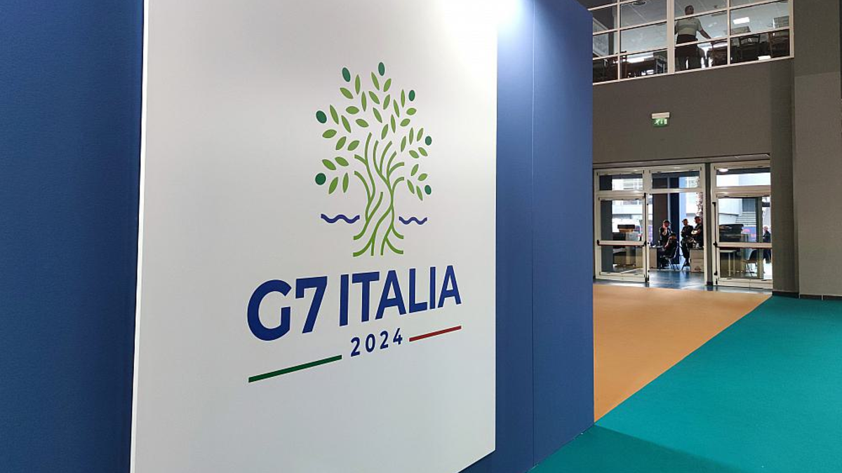 Logo von G7-Gipfel im Juni 2024 - Foto: über dts Nachrichtenagentur