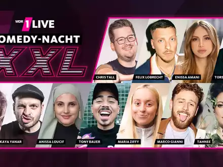 Fünf Arena-Shows in 2024: Die 1LIVE COMEDY-NACHT XXL - Foto: presseportal.de