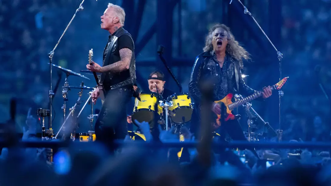 Metallica-Auftritt im Olympiastadion in München. - Bild: Sven Hoppe/dpa
