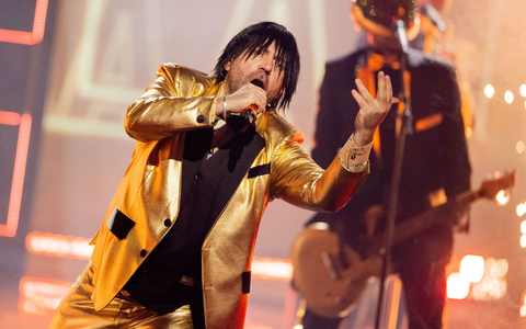 Ballermann-Star Ikke Hüftgold bei einem Auftritt in Köln. - Foto: Rolf Vennenbernd/dpa