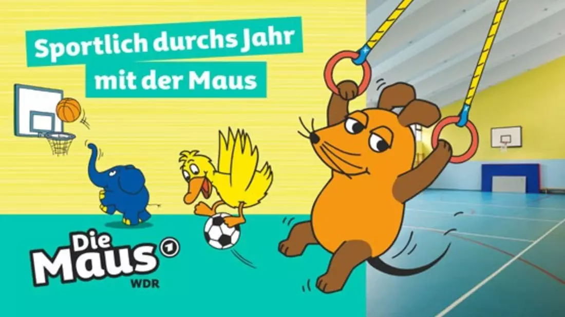 Die Maus - Sportlich durchs Jahr mit der Maus / Ab 1. August auf vielen gängigen Plattformen, unter anderem Amazon, Google und Apple TV digital erhältlich - Bild: presseportal.de