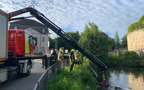 FW-DT: Amtshilfe für die Polizei am Schlossgraben Detmold - Foto: presseportal.de