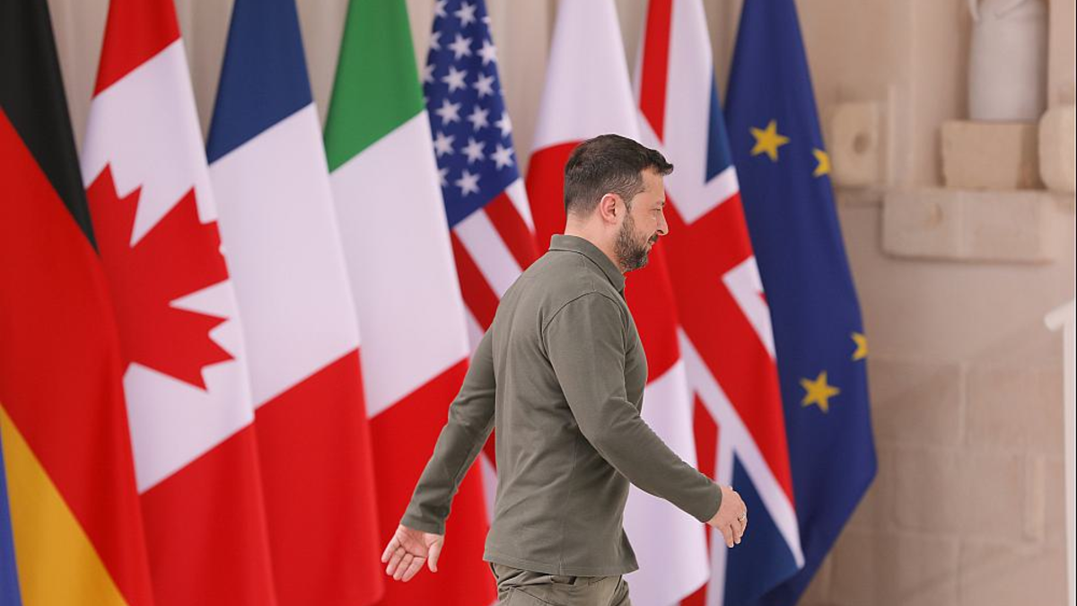 Wolodymyr Selenskyj beim G7-Gipfel am 13.06.2024 - Foto: über dts Nachrichtenagentur