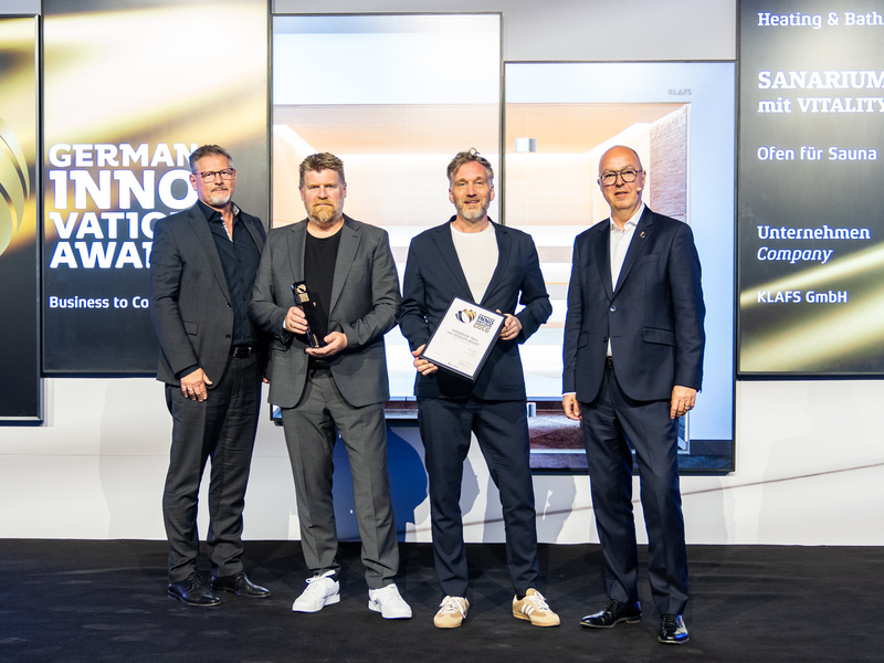 Preisverleihung - Foto: KLAFS GmbH über pressetext.de