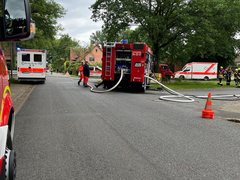 FW-ROW: Gasofen gerät in Wohnung in Brand - Foto: presseportal.de