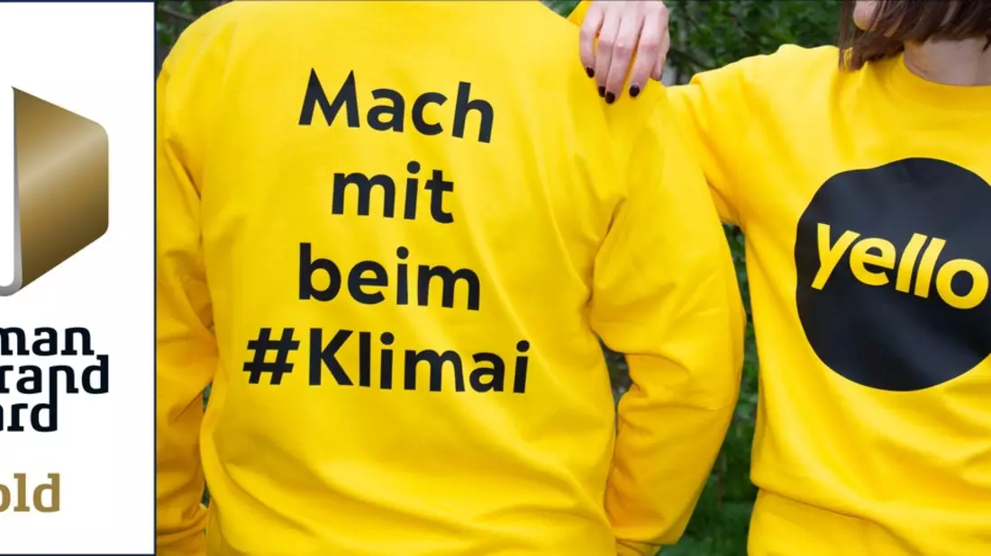 #Klimai-Kampagne von Yello gewinnt Gold beim German Brand Award - Bild: presseportal.de