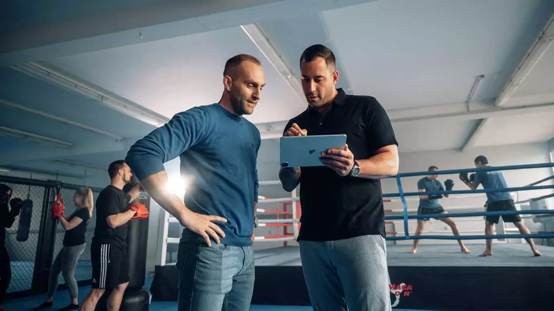 Falk Berberich und Robin Baumann von der BB Kampfsport GmbH: Von den großen Vorteilen der Kampfkunst soll jeder profitieren können - Bild: presseportal.de
